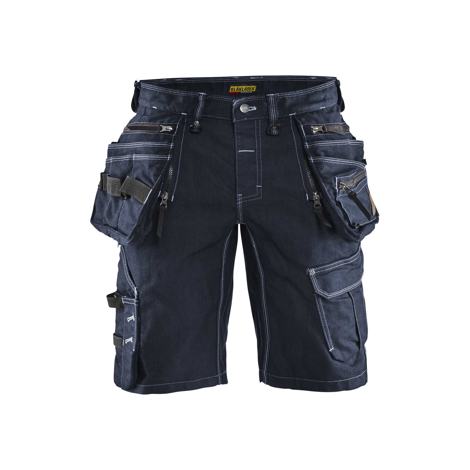 BLAKLADER 19921141 | Craftsman shorts stretch X1900 Work Shorts Men - Cordura Denim